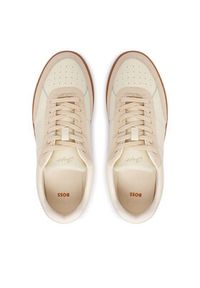 BOSS Sneakersy Everlynn 50569252 Kremowy. Kolor: kremowy. Materiał: materiał #2