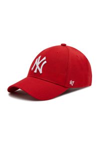 47 Brand Czapka z daszkiem New York Yankees B-MVPSP17WBP-RD Czerwony. Kolor: czerwony. Materiał: materiał