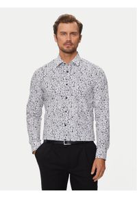 BOSS - Boss Koszula 50520065 Biały Slim Fit. Kolor: biały. Materiał: bawełna #1