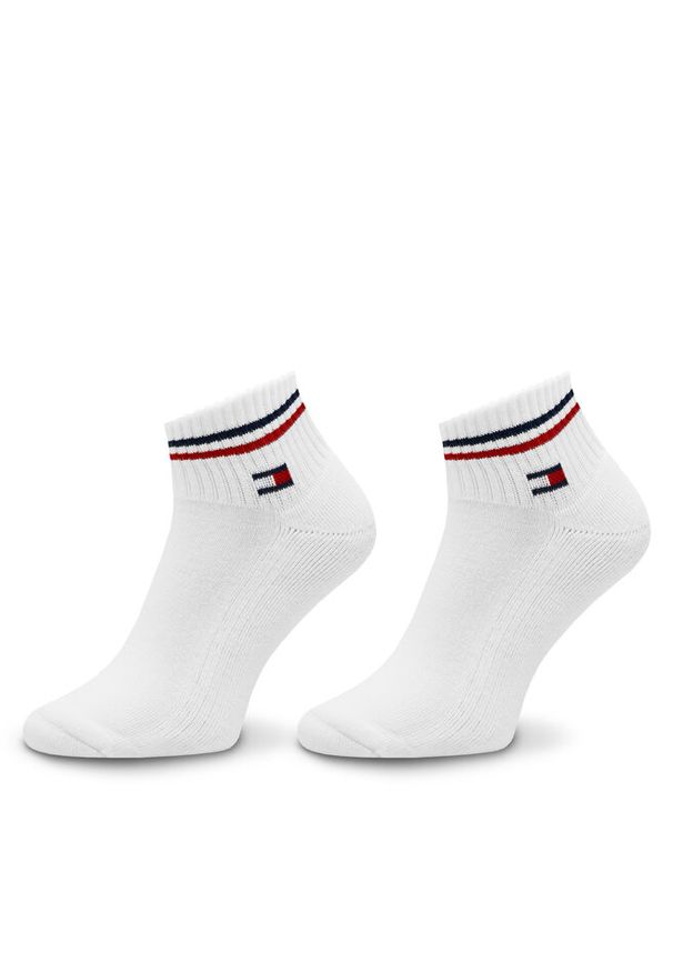 TOMMY HILFIGER - Zestaw 2 par niskich skarpet unisex Tommy Hilfiger. Kolor: biały