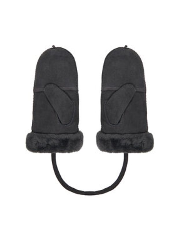 EMU Australia Rękawiczki Damskie Montana W7019 Szary. Kolor: szary. Materiał: skóra