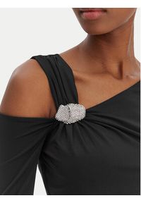 Marciano Guess Bluzka 6RGP02 6262Z Czarny Slim Fit. Kolor: czarny. Materiał: syntetyk #5