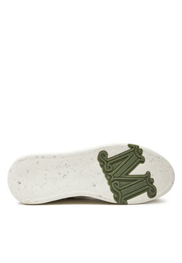 Max Mara Sneakersy Activegreen 24147611116 Écru. Materiał: skóra