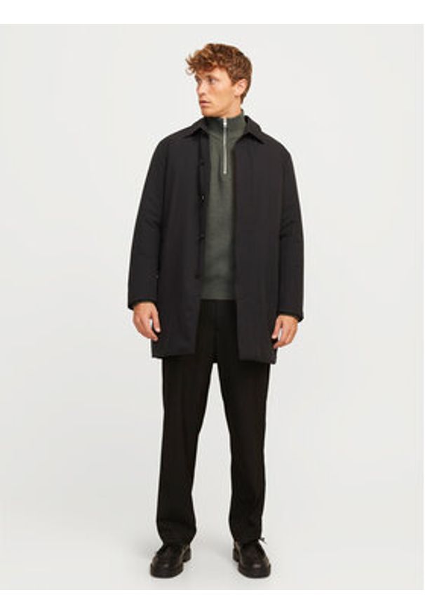 Jack & Jones Sweter Milano 12259664 Szary Relaxed Fit. Kolor: szary. Materiał: bawełna