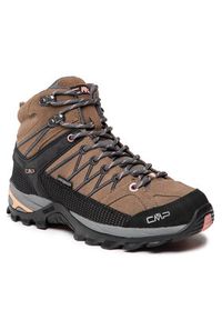 CMP Trekkingi Rigel Mid Wmn Trekking Shoe Wp 3Q12946 Brązowy. Kolor: brązowy. Materiał: zamsz, skóra #5