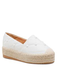 DeeZee Espadryle WS020610-01 Biały. Kolor: biały. Materiał: skóra