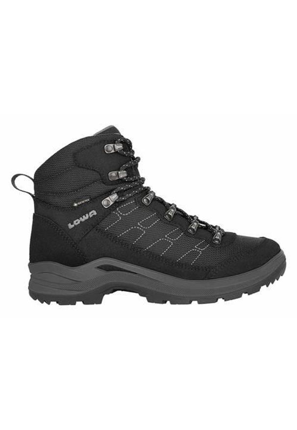 Buty trekkingowe damskie Lowa Taurus Pro Mid Gtx. Wysokość cholewki: za kostkę. Zapięcie: sznurówki. Kolor: wielokolorowy. Materiał: materiał, tkanina, zamsz. Szerokość cholewki: normalna