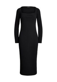 Lauren Ralph Lauren - LAUREN RALPH LAUREN Sukienka dzianinowa 200978539001 Czarny Slim Fit. Kolor: czarny. Materiał: syntetyk #4