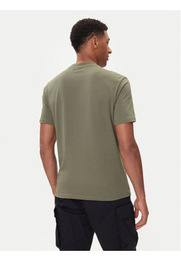 Napapijri T-Shirt Smallbox NP0A88TR Zielony Regular Fit. Kolor: zielony. Materiał: bawełna