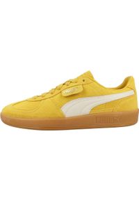 Tenisówki Puma Model Palermo Kolor żółty. Kolor: żółty. Materiał: tkanina