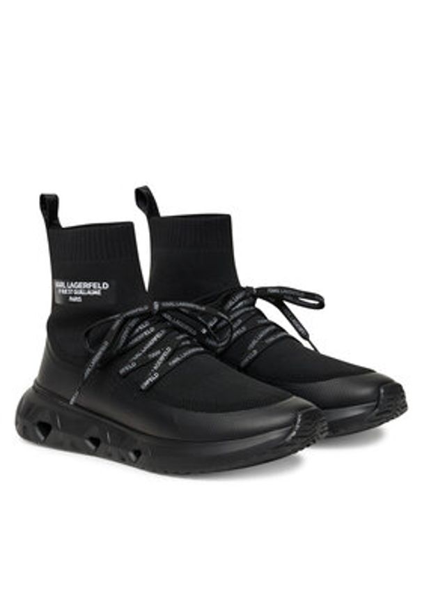 Karl Lagerfeld - KARL LAGERFELD Sneakersy K/Kite Run KL54645 Czarny. Kolor: czarny. Materiał: syntetyk. Sport: bieganie