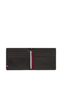 TOMMY HILFIGER - Tommy Hilfiger Duży Portfel Męski Th Foundation Mini Cc Wallet AM0AM13507 Czarny. Kolor: czarny. Materiał: skóra