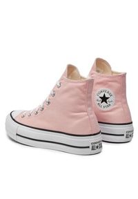 Converse Trampki Chuck Taylor All Star Lift Platform HI A06507C Różowy. Kolor: różowy. Materiał: materiał. Obcas: na platformie #4