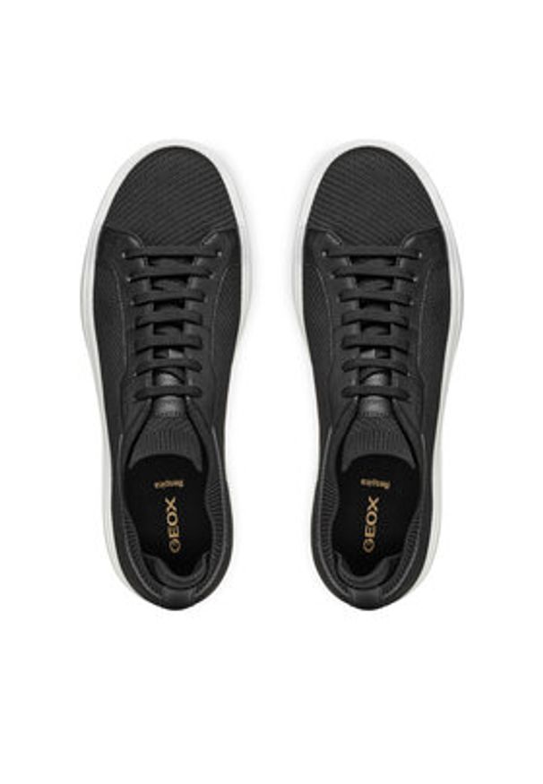 Geox Sneakersy U Baltmoore U55LDD 06KBU C9999 Czarny. Kolor: czarny. Materiał: materiał