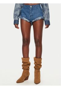 One Teaspoon Szorty jeansowe Sailors 26719 Granatowy Regular Fit. Kolor: niebieski. Materiał: bawełna #1