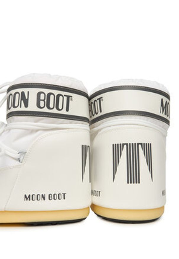 Moon Boot Śniegowce Mb Icon Low Nylon 80D1409340 Biały. Kolor: biały. Materiał: skóra