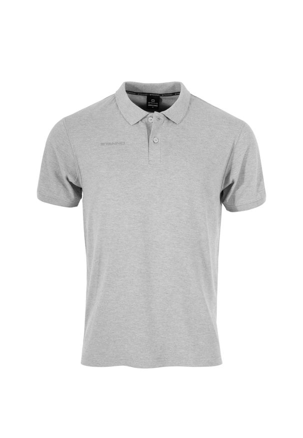 STANNO - Polo Stanno Base. Okazja: na co dzień. Typ kołnierza: polo. Kolor: szary. Materiał: bawełna, poliester. Styl: casual, sportowy