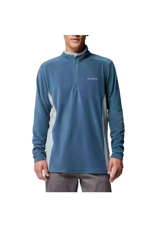 columbia - Bluza polarowa COLUMBIA KLAMATH RANGE II HALF ZIP Niebieski. Kolor: niebieski. Materiał: polar. Styl: sportowy. Sport: turystyka piesza