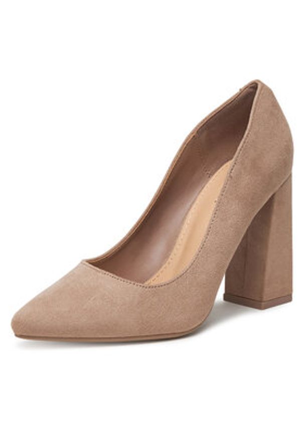 DeeZee Czółenka XLO Brązowy. Kolor: brązowy. Materiał: materiał