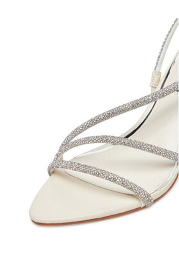 Nine West Sandały R25SS019000 Écru. Materiał: materiał