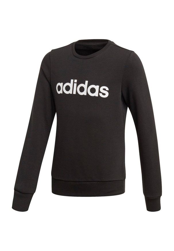 Adidas - Bluza dla dzieci adidas YG Essentials Linear Sweat czarna EH6157. Kolor: czarny