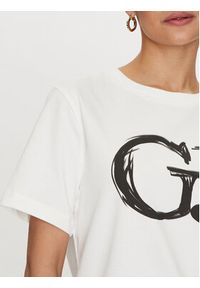 Guess T-Shirt Sara V4YI01 K8FQ4 Biały Regular Fit. Kolor: biały. Materiał: bawełna #4