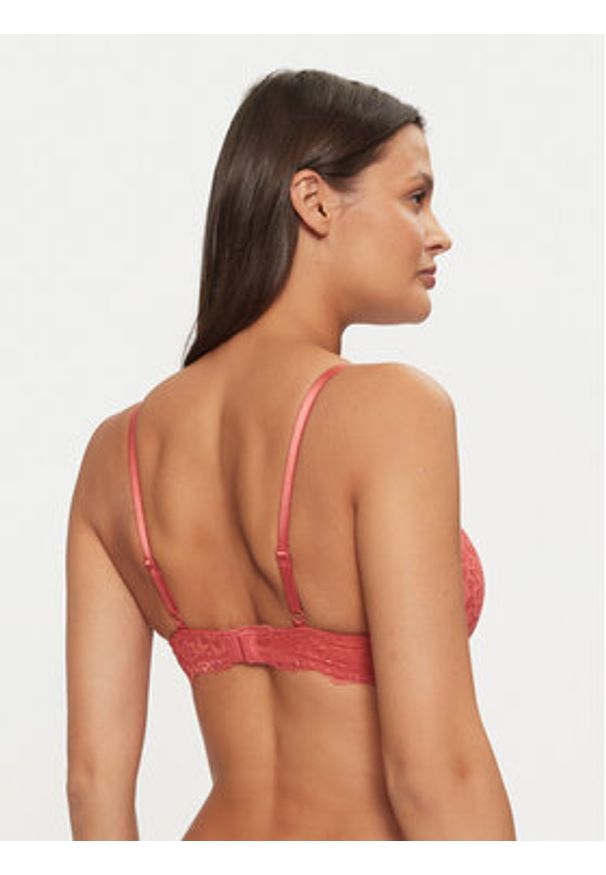 Hunkemöller Biustonosz z fiszbiną Marine 206320 Czerwony. Kolor: czerwony. Materiał: syntetyk