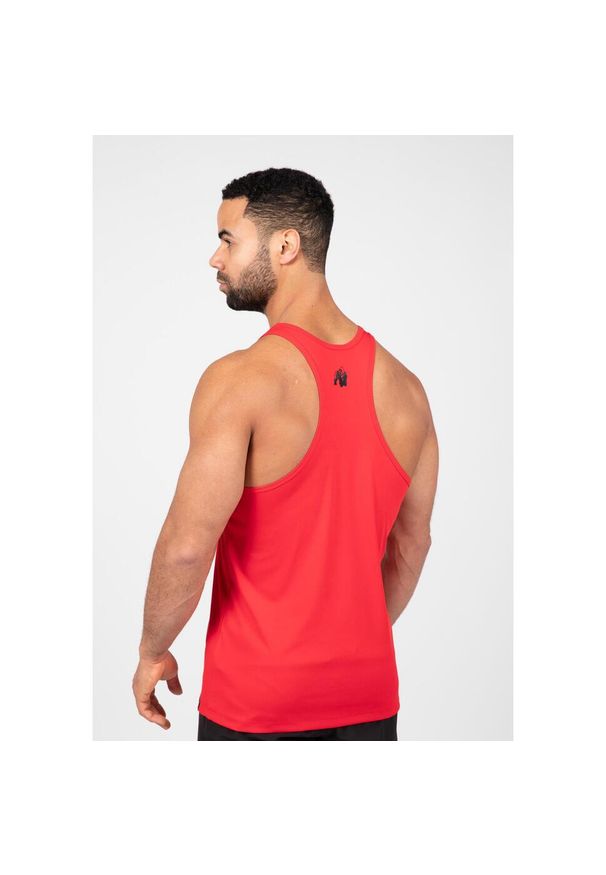 GORILLA WEAR - Classic Training Top bez rękawów - Czerwony. Kolor: czerwony. Długość rękawa: bez rękawów. Styl: sportowy