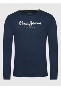 Pepe Jeans Longsleeve Eggo PM508209 Granatowy Regular Fit. Kolor: niebieski. Materiał: bawełna. Długość rękawa: długi rękaw #2