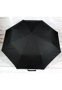 DOPPLER PA71 czarny parasol męski składany półautomatyczny. Kolor: czarny. Materiał: materiał #1