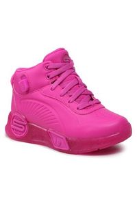skechers - Skechers Sneakersy S-Lights Remix 310100L/HTPK Różowy. Kolor: różowy. Materiał: skóra #2