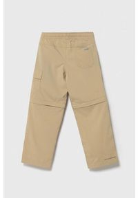 columbia - Spodnie Columbia Silver Ridge Utility Convertible. Kolor: beżowy