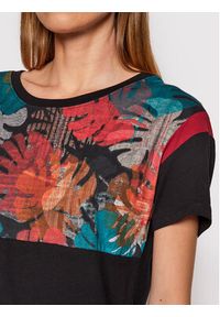 Roxy T-Shirt When We Dance ERJZT05243 Czarny Regular Fit. Kolor: czarny. Materiał: bawełna #3