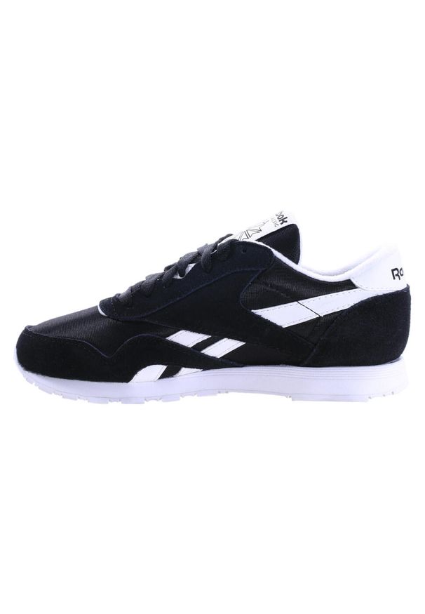 Reebok - Buty na co dzień damskie REEBOK CL NYLON skóra. Okazja: na co dzień. Kolor: czarny. Materiał: skóra, nylon. Model: Reebok Nylon