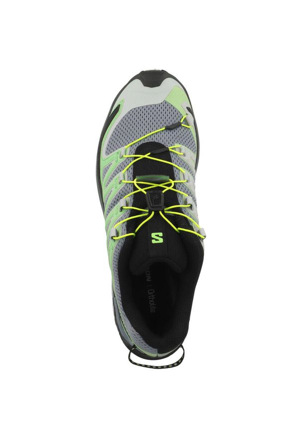 salomon - Buty do biegania męskie Salomon Xa Pro 3d V9. Kolor: zielony, szary, wielokolorowy. Materiał: materiał, syntetyk. Szerokość cholewki: normalna