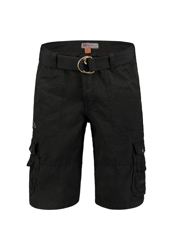 Bermudy Geographical Norway PEROU BLACK DB MEN 063 czarny męska. Kolor: czarny. Sport: turystyka piesza