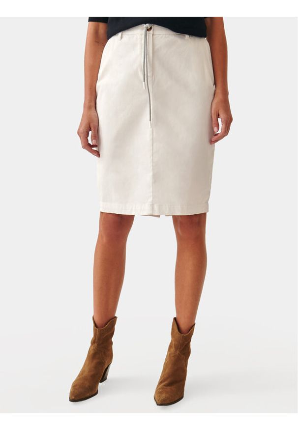 Tatuum Spódnica midi Hinoki 1 T2307.174 Biały Loose Fit. Kolor: biały. Materiał: bawełna