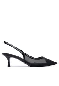 Love Moschino - LOVE MOSCHINO Czółenka JA10526G0OIQ900B Czarny. Kolor: czarny. Materiał: skóra #1