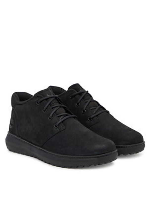 Timberland Sneakersy Allston TB0A69Q5W051 Czarny. Kolor: czarny. Materiał: nubuk, skóra