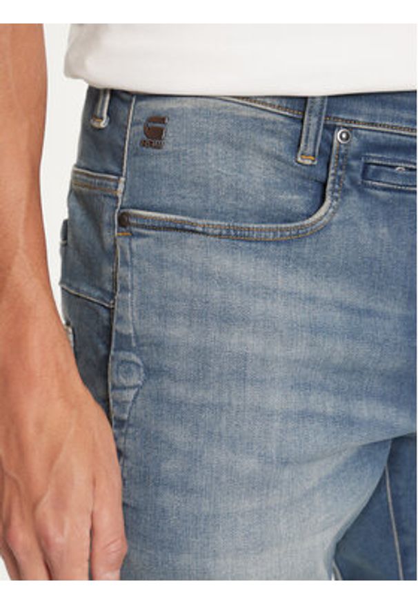 G-Star RAW - G-Star Raw Jeansy D05385-8968-071 Granatowy Slim Fit. Kolor: niebieski