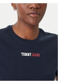 Tommy Jeans T-Shirt DW0DW22277 Granatowy Regular Fit. Kolor: niebieski. Materiał: bawełna #4