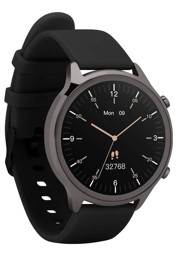 GARETT - Smartwatch Garett Veronica czarny. Rodzaj zegarka: smartwatch. Kolor: czarny. Materiał: tworzywo sztuczne. Styl: elegancki, wizytowy, sportowy