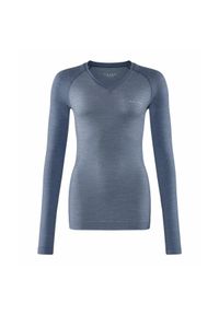 Damska koszulka z długim rękawem Falke. Kolor: niebieski. Długość rękawa: długi rękaw. Długość: długie #1