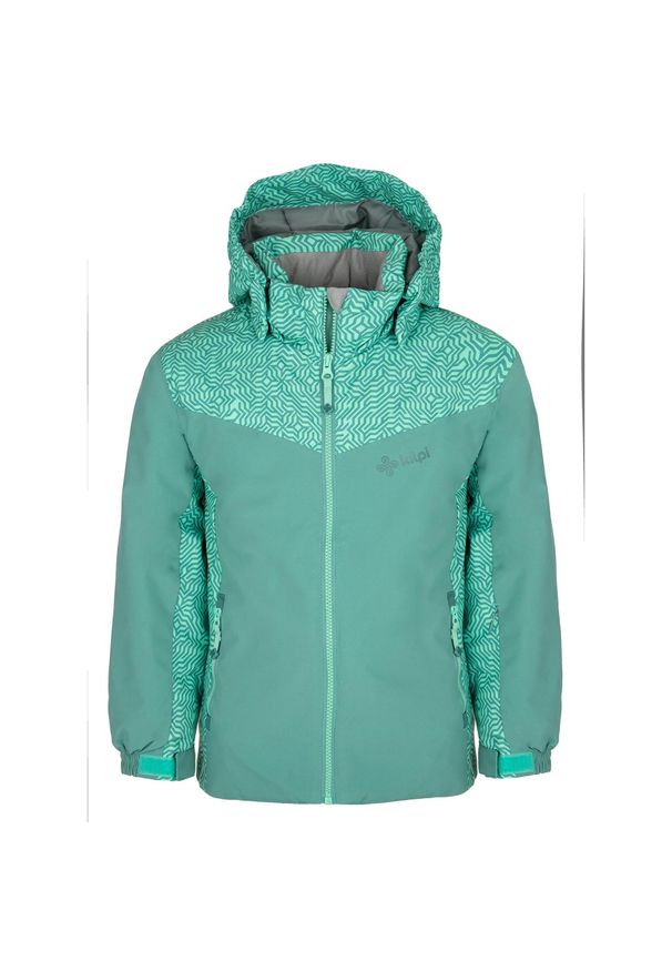 Dziewczęca kurtka narciarska Kilpi JENOVA-JG. Kolor: zielony. Sezon: zima. Sport: narciarstwo