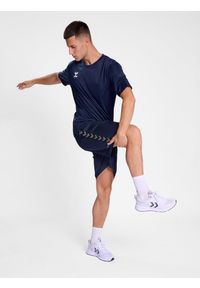Koszulka Sportowa T-Shirt Hummel Hmlessential Jersey. Kolor: niebieski. Materiał: jersey