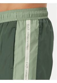 EA7 Emporio Armani Szorty kąpielowe 7M001679 AF21070 M7130 Zielony Regular Fit. Kolor: zielony. Materiał: syntetyk #4
