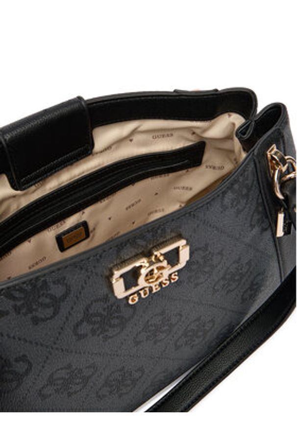 Guess Torebka Karnilla HWOS99 01220 Szary. Kolor: szary. Materiał: skórzane