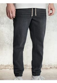 Sinsay - Jeansy jogger - szary. Kolor: szary