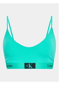 Calvin Klein Underwear Biustonosz top 000QF7216E Niebieski. Kolor: niebieski. Materiał: bawełna