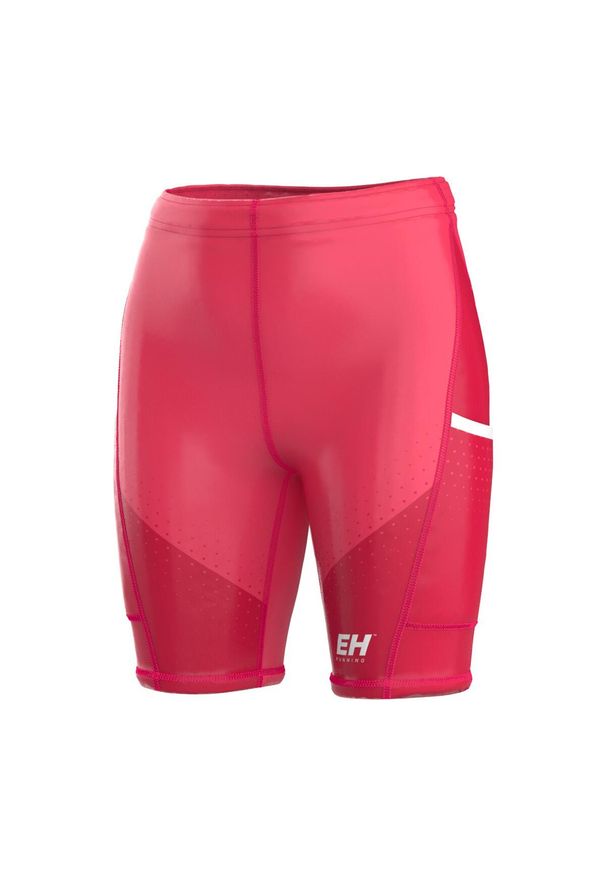 Legginsy krótkie do biegania damskie EXTREME HOBBY 1/3 MOOD. Kolor: różowy. Materiał: poliester, elastan. Długość: krótkie. Sport: bieganie, kolarstwo